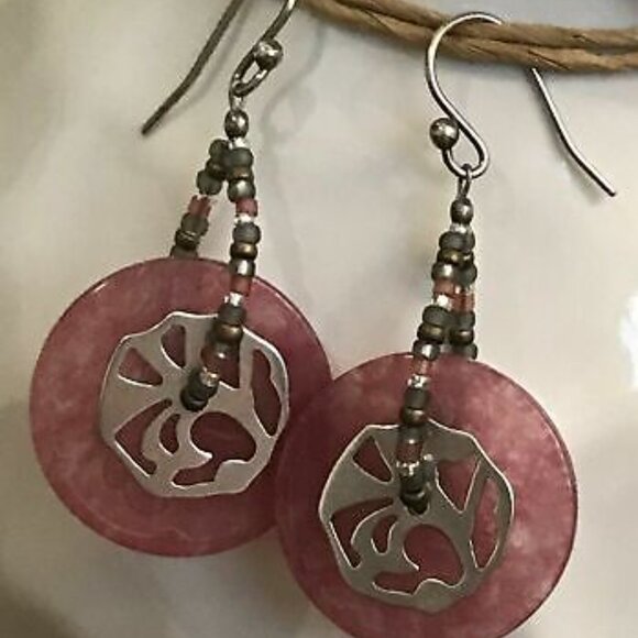 W2238 Silpada Sterling Silver VIGNETTA Earrings - Picture 2 of 2